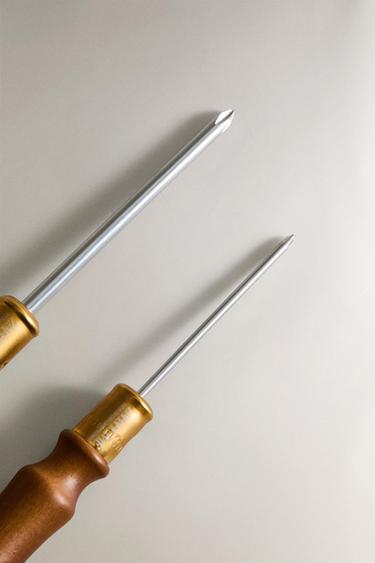 WOOD AND STEEL PHILLIPS SCREWDRIVER - Brown by Zara - Image 1