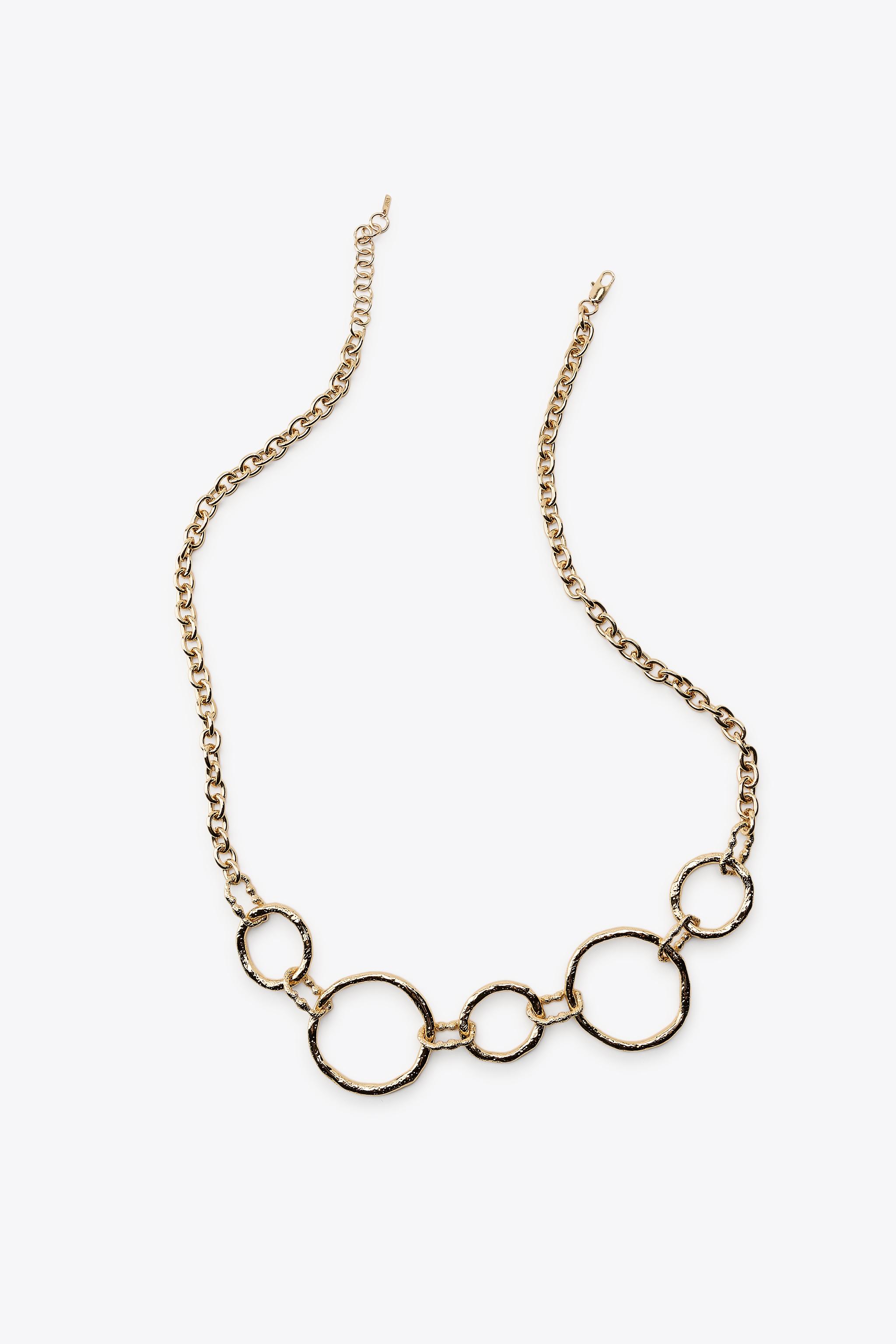 【ZARA】円形パーツベルト ゴールド | 4548/102/303 CIRCULAR PIECE BELT - Golden | ZARA United States