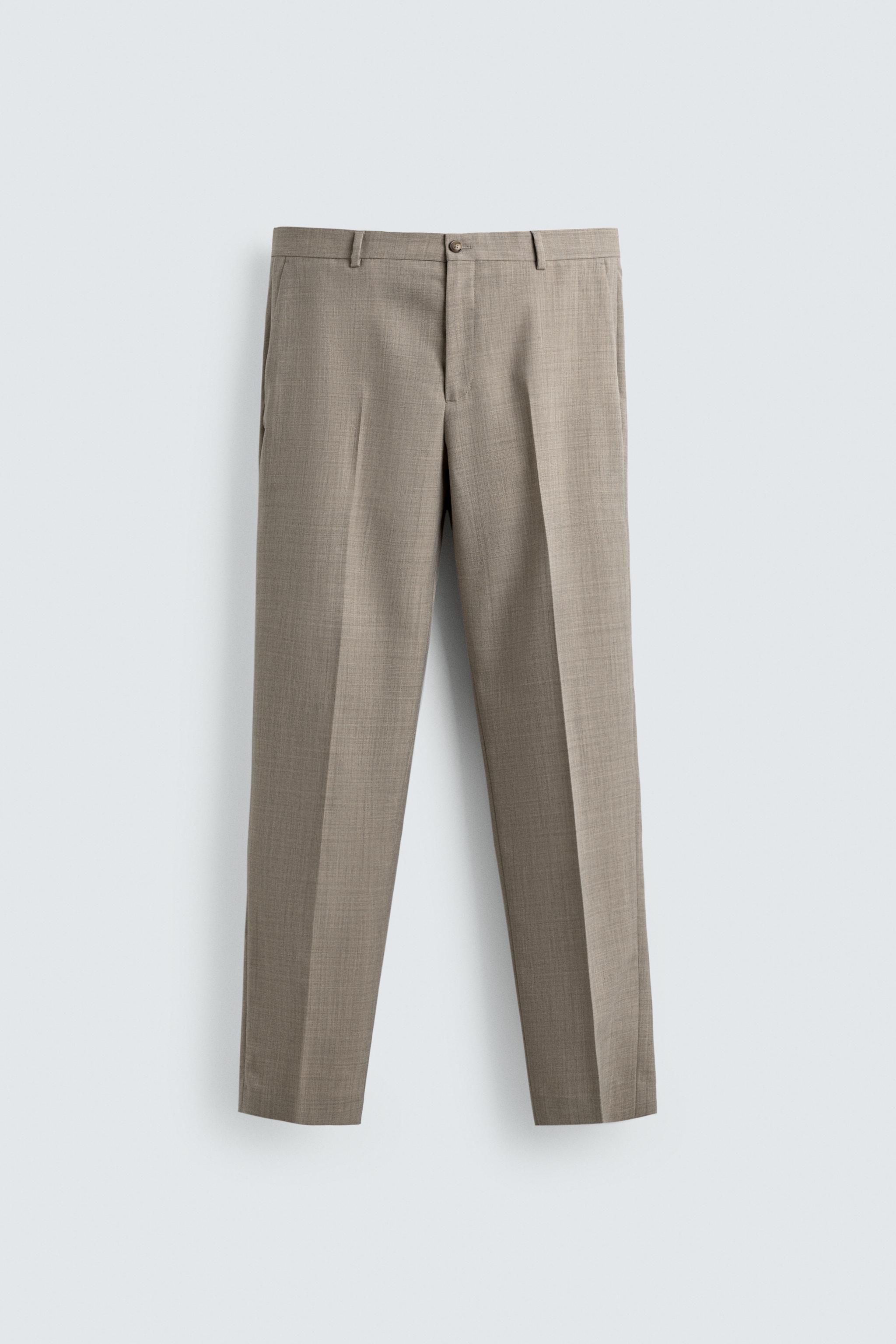 WOOL BLEND COMFORT SUIT PANTS