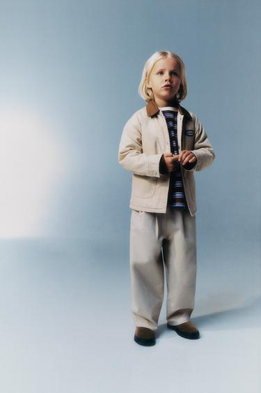 BOTA PIEL FORRADA - Marrón de Zara