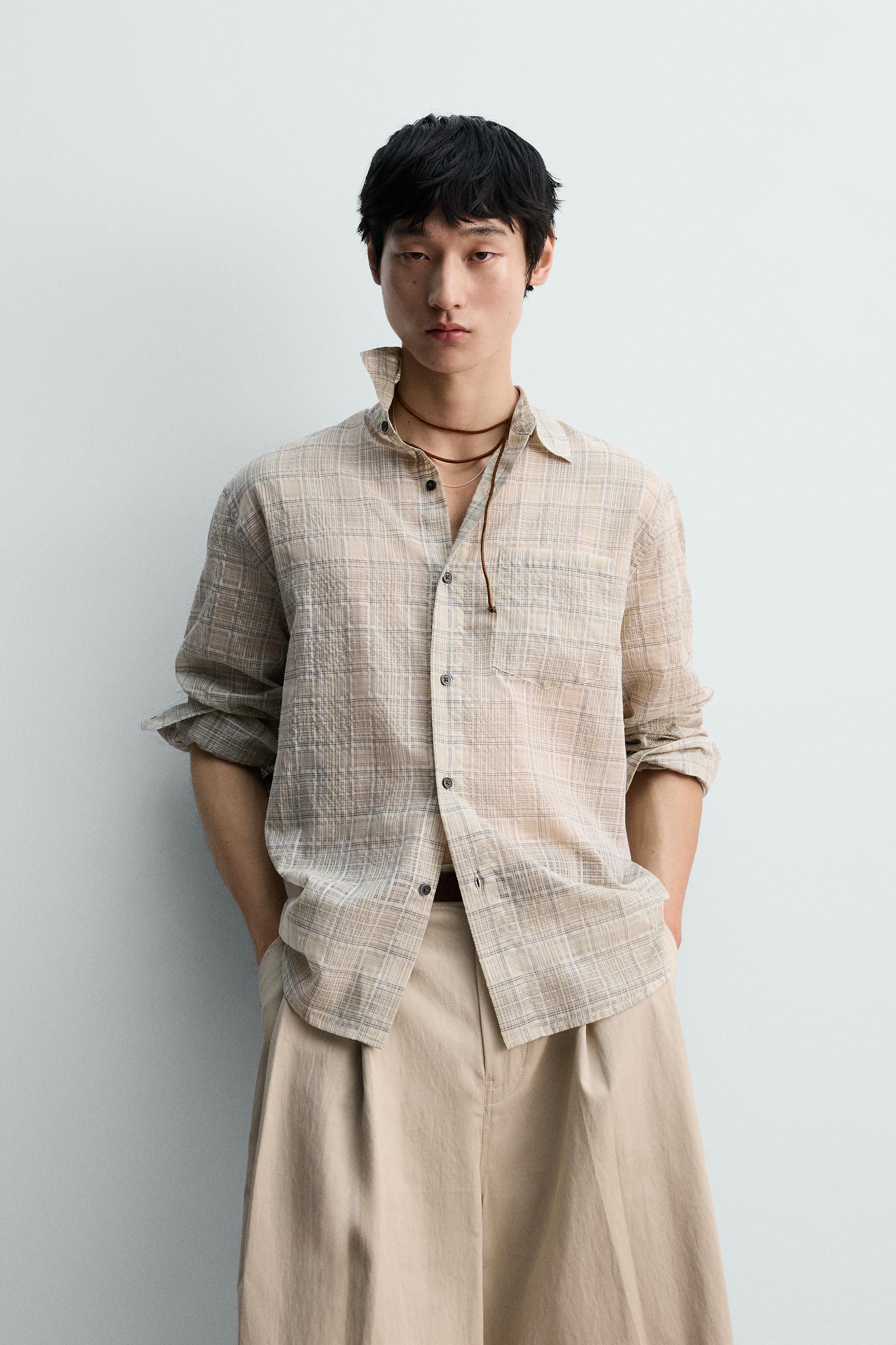 ZARA希少 ジュエリーシャツ ベージュ M ZARA ジュエリー シャツ ベージュ M ビジュー ラインストーン キラキラ