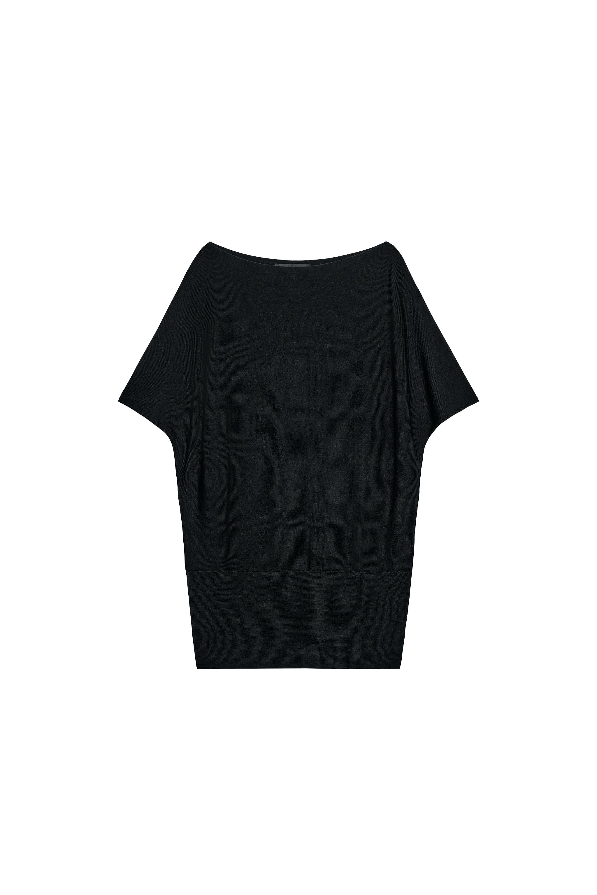 BOAT NECK KNIT TOP