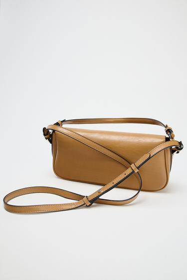 SAC BANDOULIÈRE DOUBLE ANSE - Marron foncé de Zara - Image 4