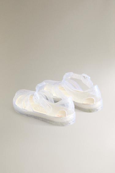 SANDALES ENFANT CRABES PAILLETÉES - Transparent de Zara - Image 3