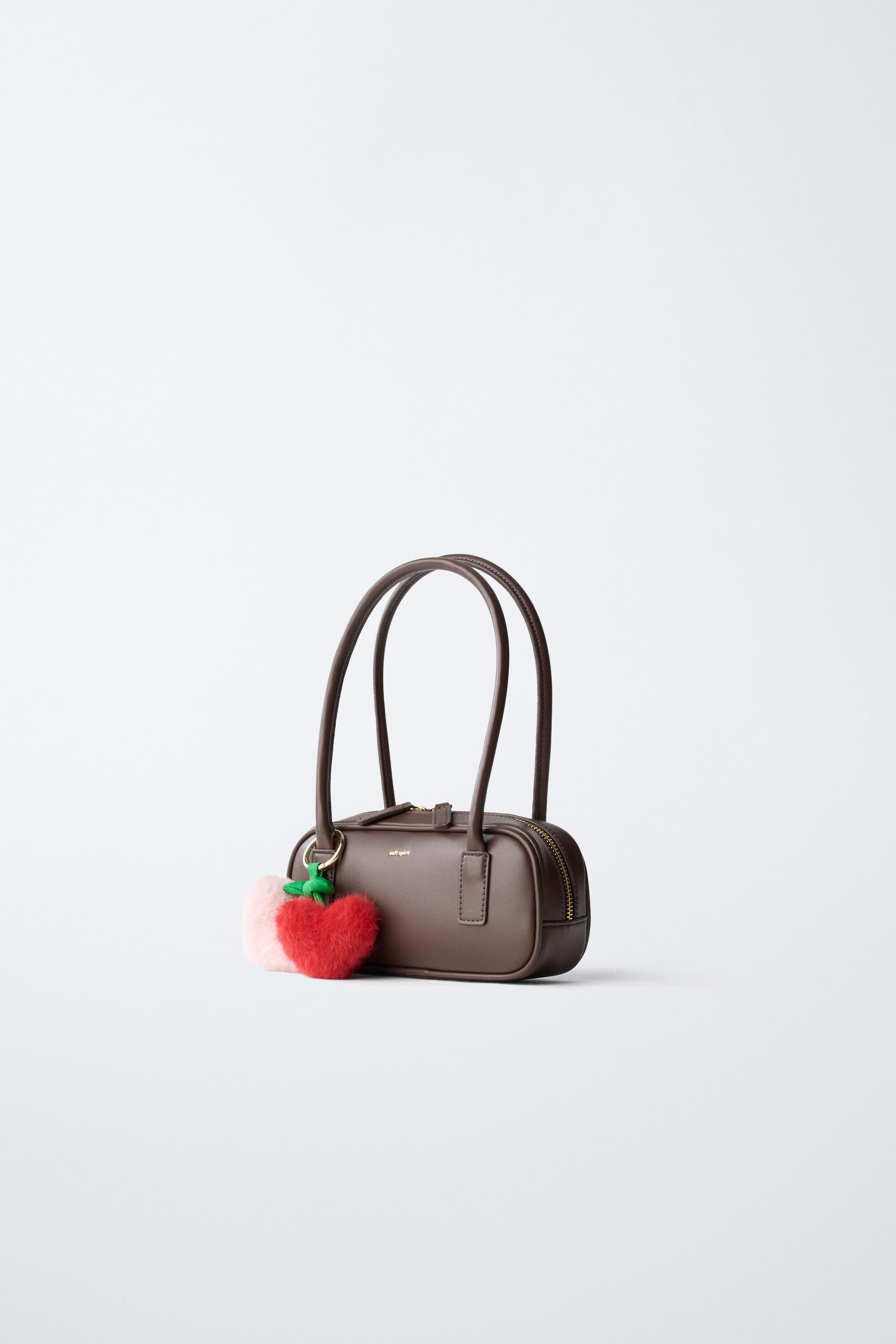HEART CHARM SHOULDER BAG