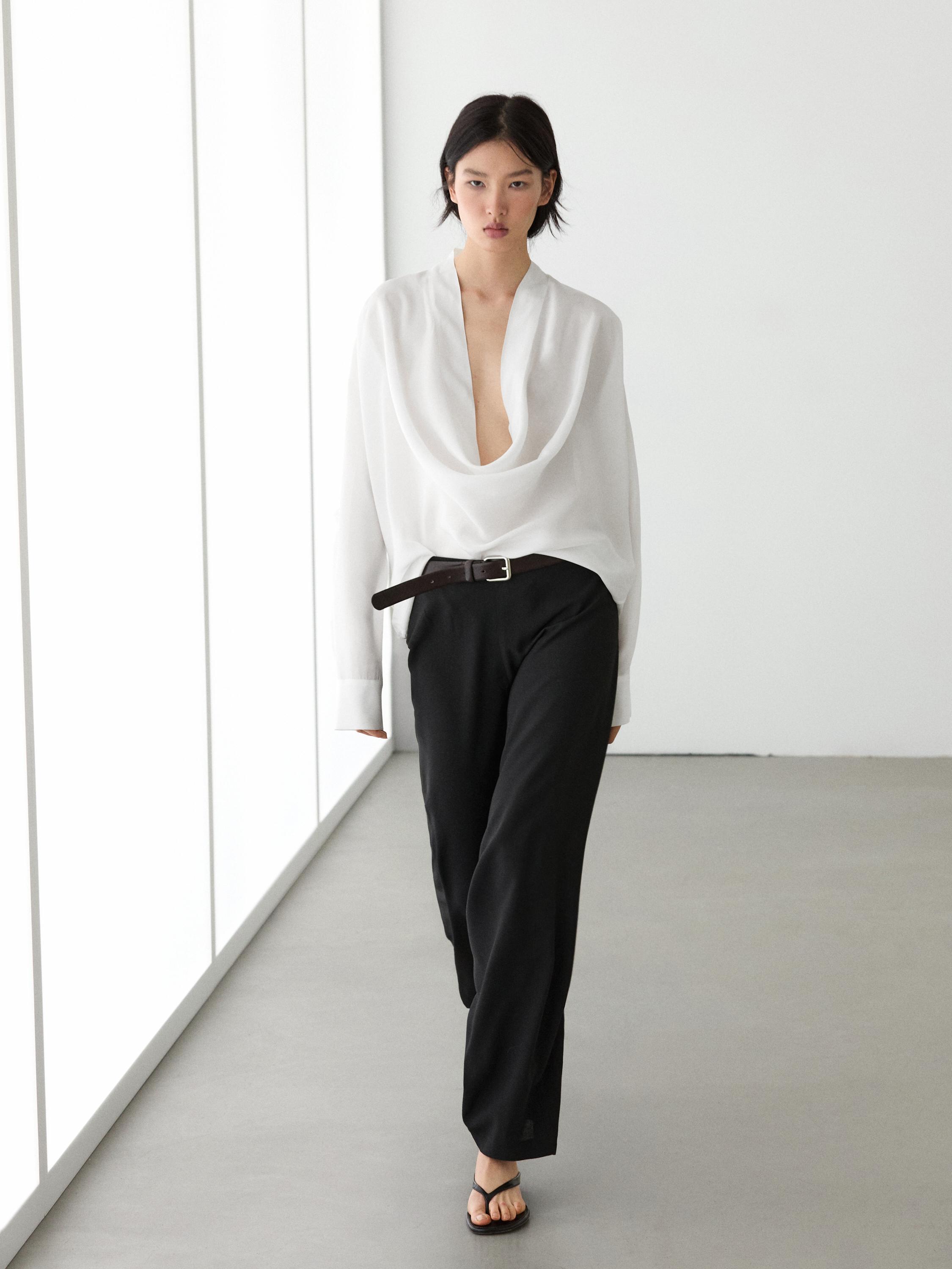Pantalon baggy fluide