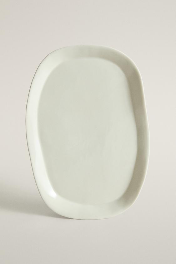 BANDEJA DE BANHEIRO COM TEXTURA - Branco da Zara - Imagem 0