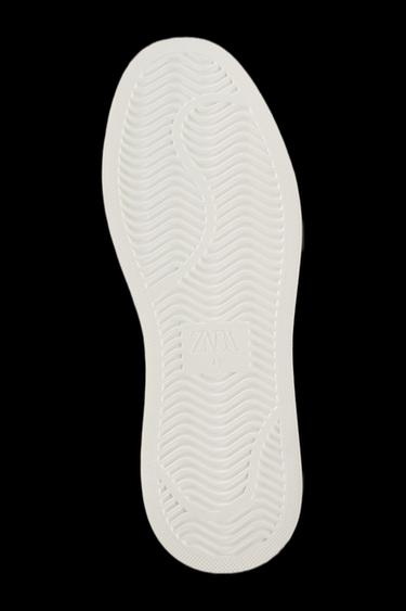 HEEL DETAIL TRAINERS - Khaki Green by Zara