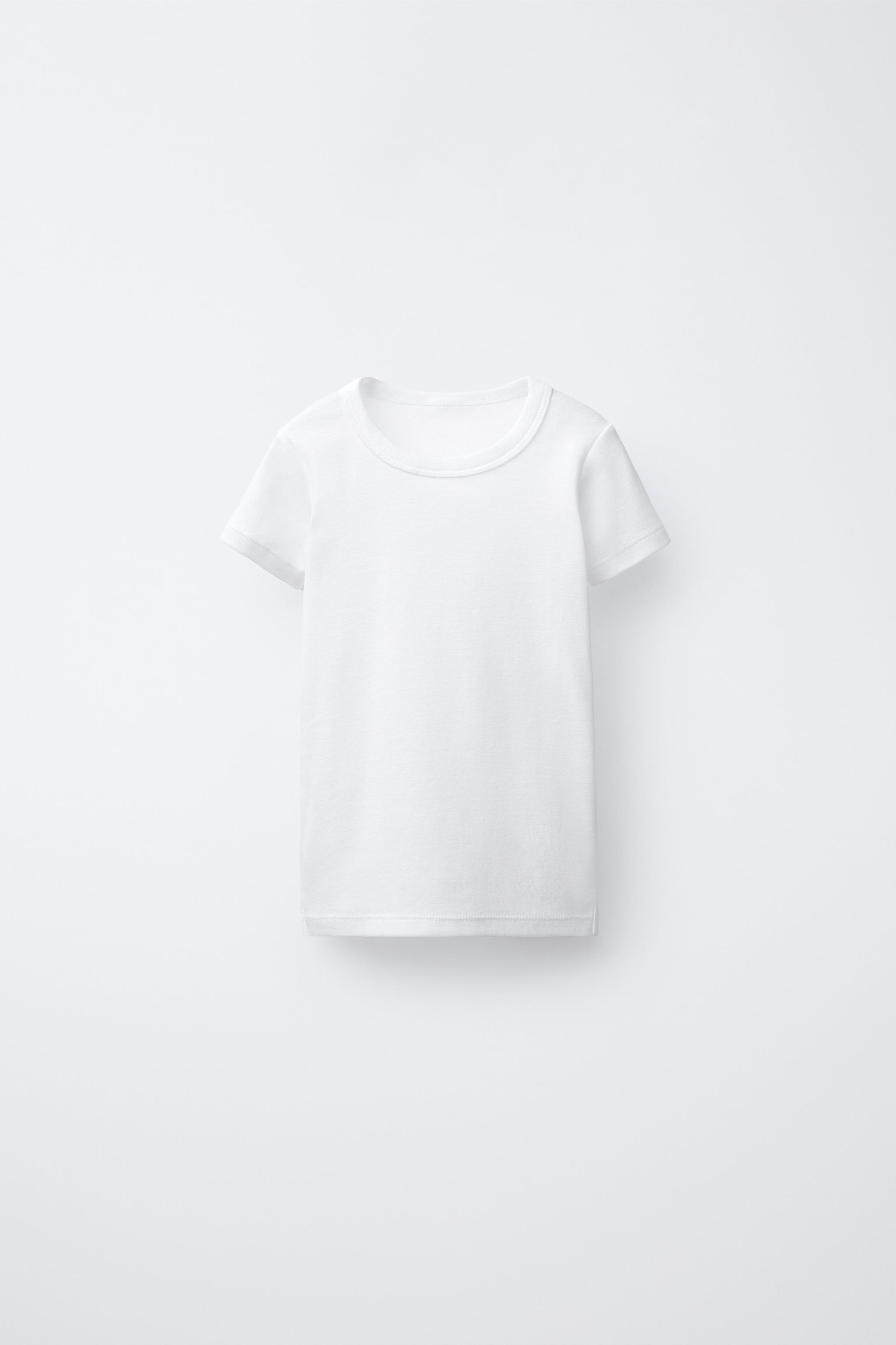 Детские футболки Zara THREE-PACK OF SHORT SLEEVE T-SHIRTS — фото 2