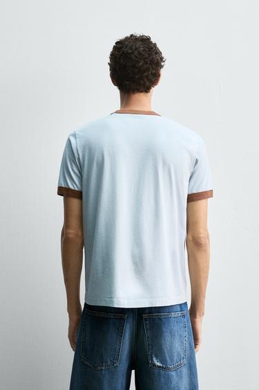 T-SHIRT MICKEY MOUSE HARRY LAMBERT FOR ZARA X DISNEY - Bleu ciel de Zara - Image 2