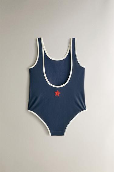 KIDS' SEA SWIMMING TRUNKS - Navy blue by Zara - Image 3