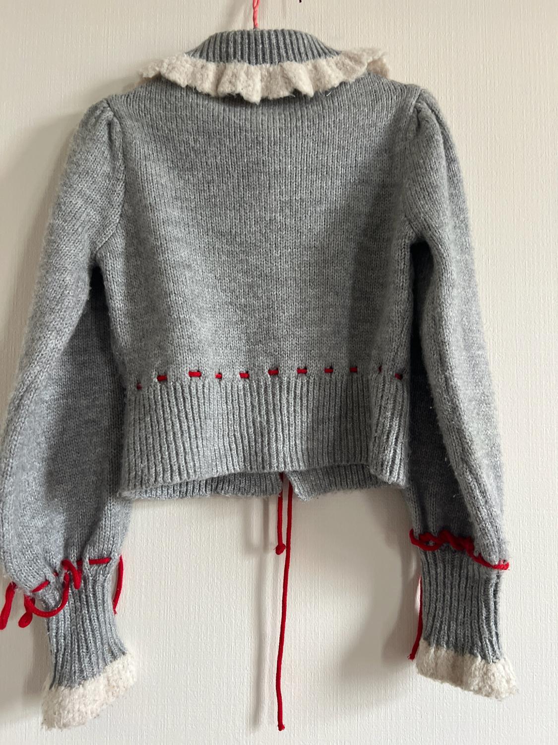 KNIT JACQUARD CARDIGAN - Image 2