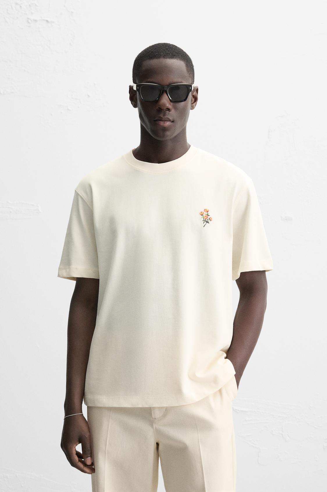 CONTRAST PHOTO PRINT T-SHIRT