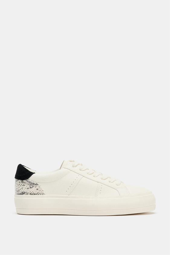 ANIMAL PRINT DETAIL SNEAKERS from Zara - $39.90