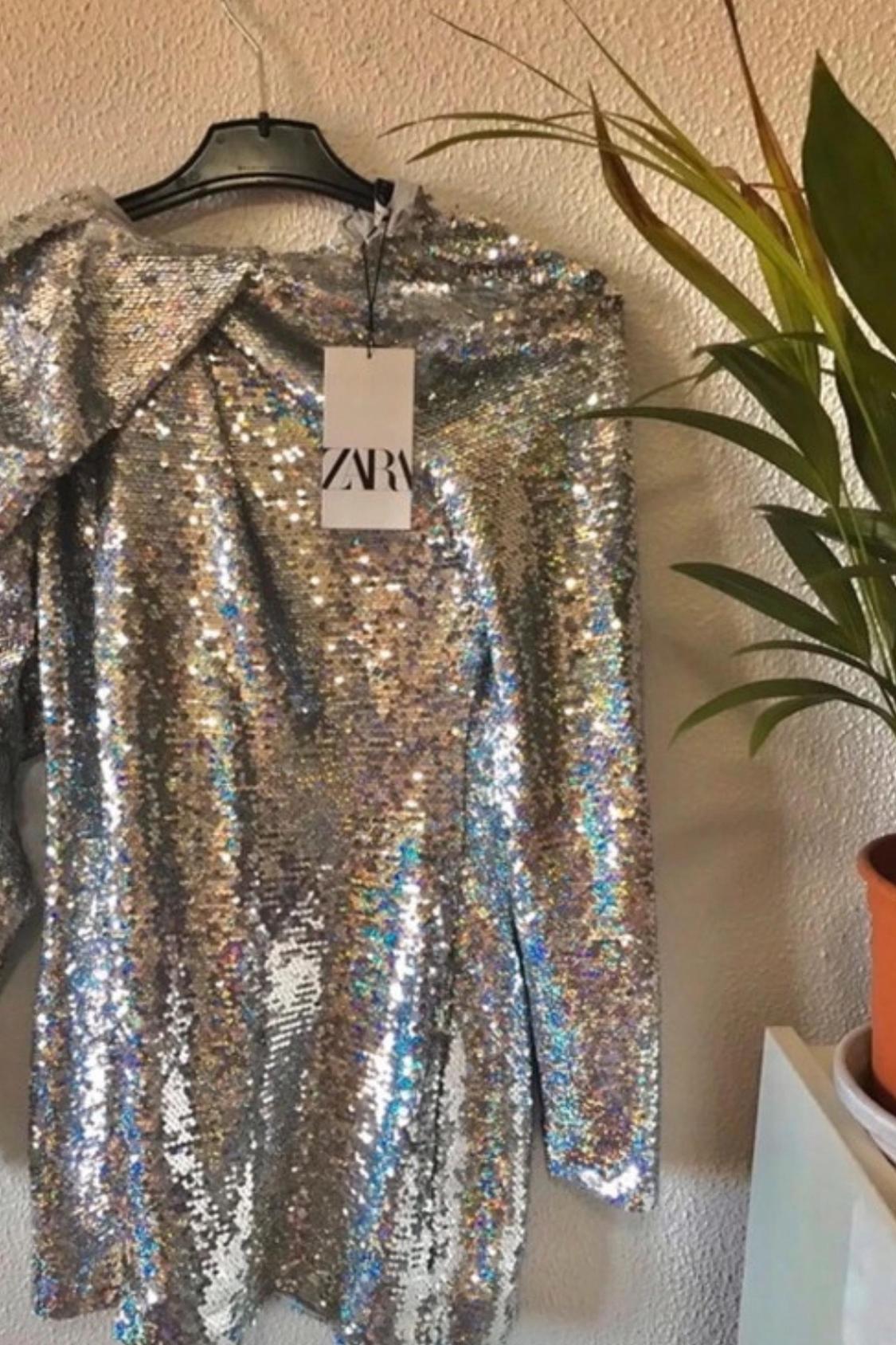 SHORT SEQUIN DRESS - Image 3