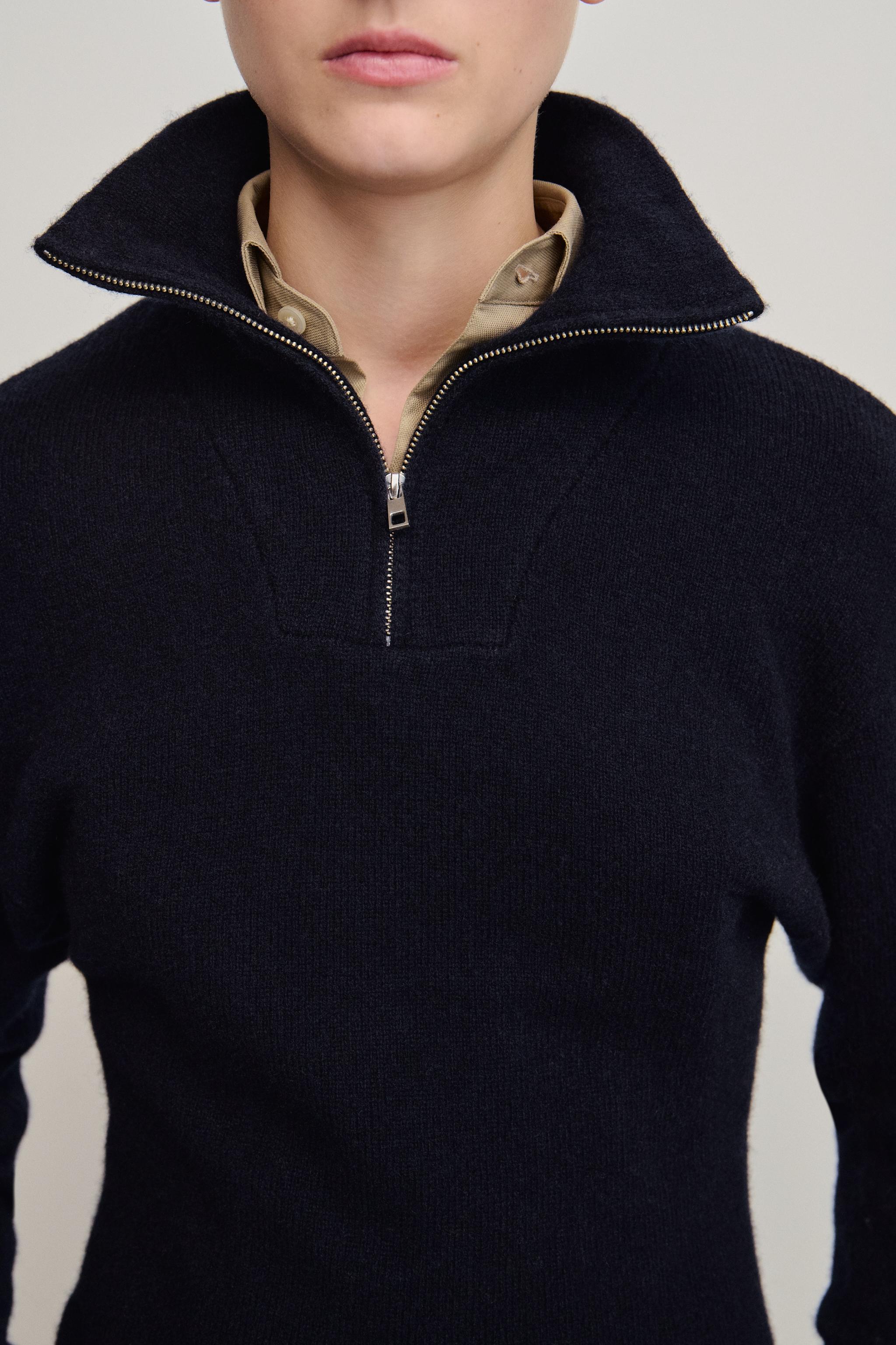 Женские свитеры Zara 100% WOOL ZIPPER JUMPER — фото 2