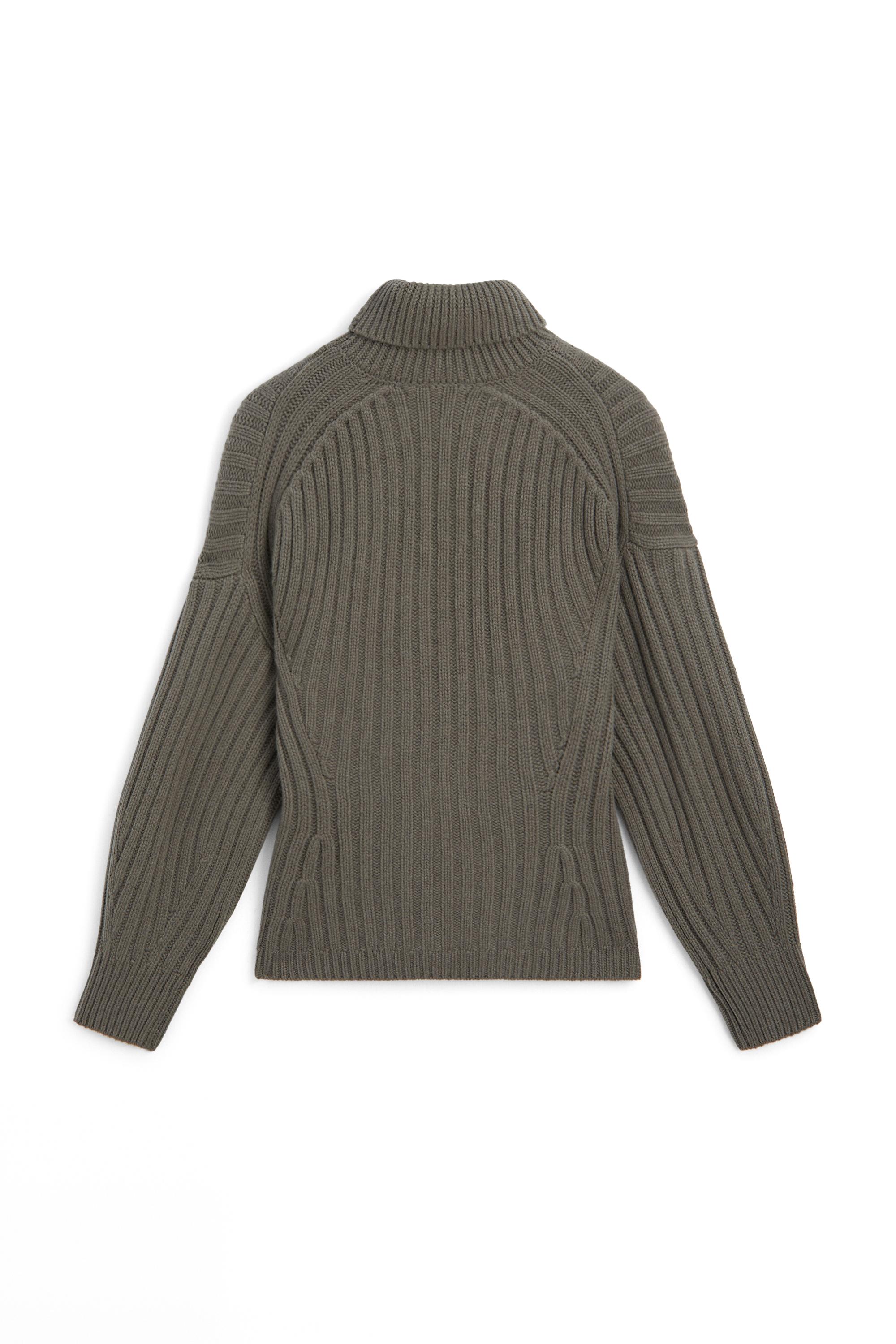 Cashmere wool ribbed knit sweater - LIMITED EDITION
