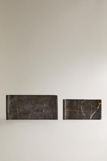 MRAMOROVÝ PODNOS - Khaki od Zara