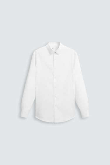 CAMISA SLIM FIT - Blanco de Zara