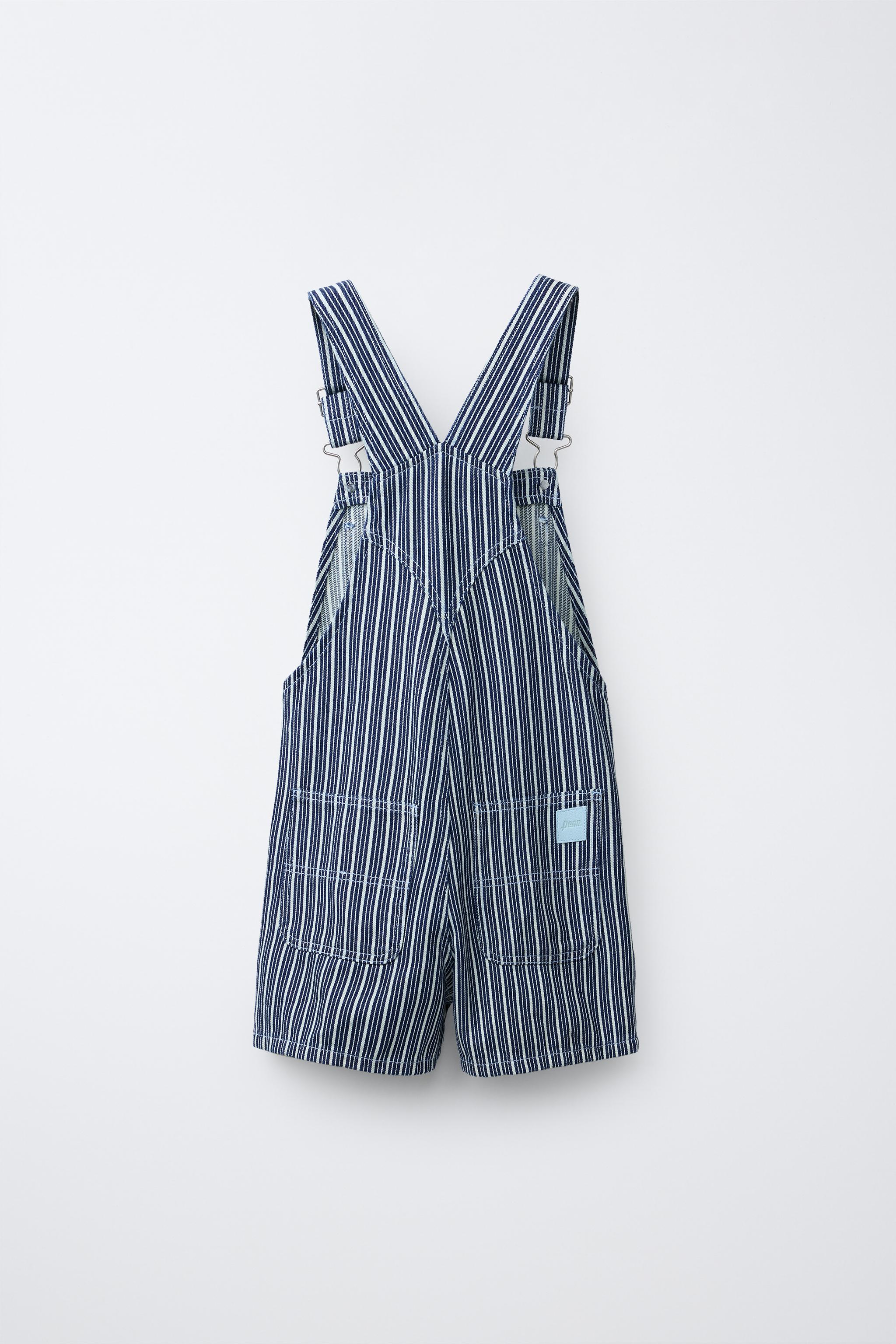 PENN © STRIPED OVERALL SHORTS