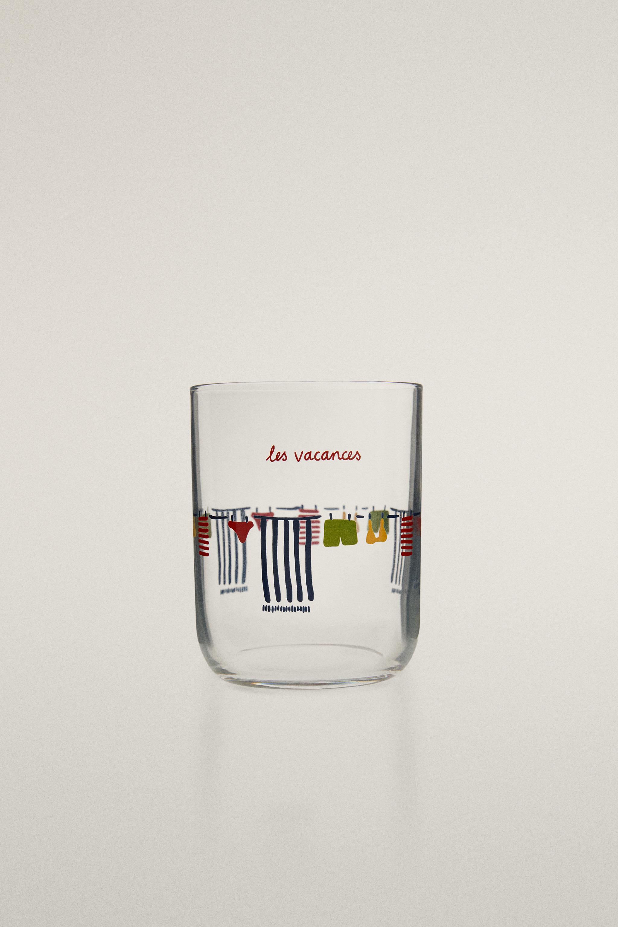 SUMMER GLASS TUMBLER | DIEGO NINE — Red