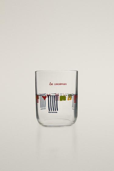 SUMMER GLASS TUMBLER | DIEGO NINE - Red by Zara