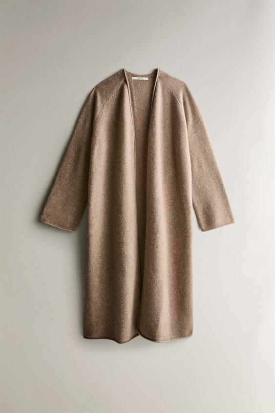 CASHMERE DRESSING GOWN - Brown / Taupe | ZARA Ireland