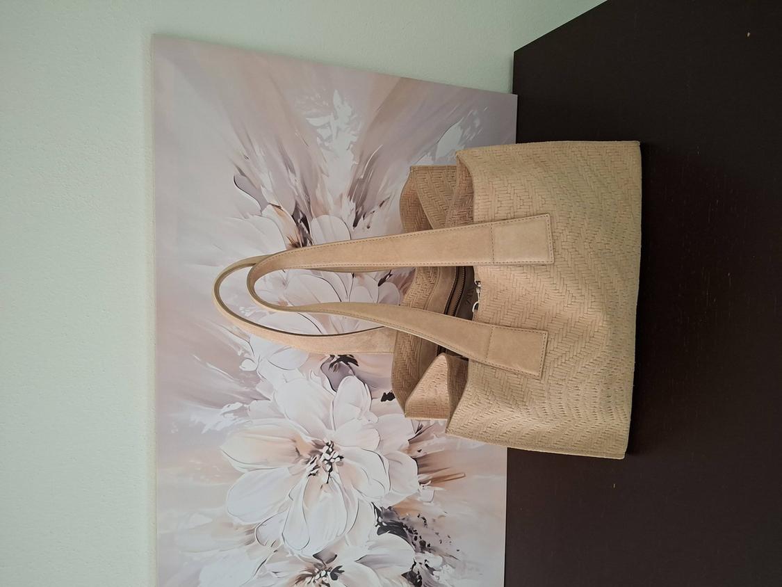 BRAIDED SUEDE SHOPPER BAG - Image 2