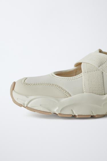 TENNIS DE SPORT OUVERTE - Blanc de Zara - Image 4