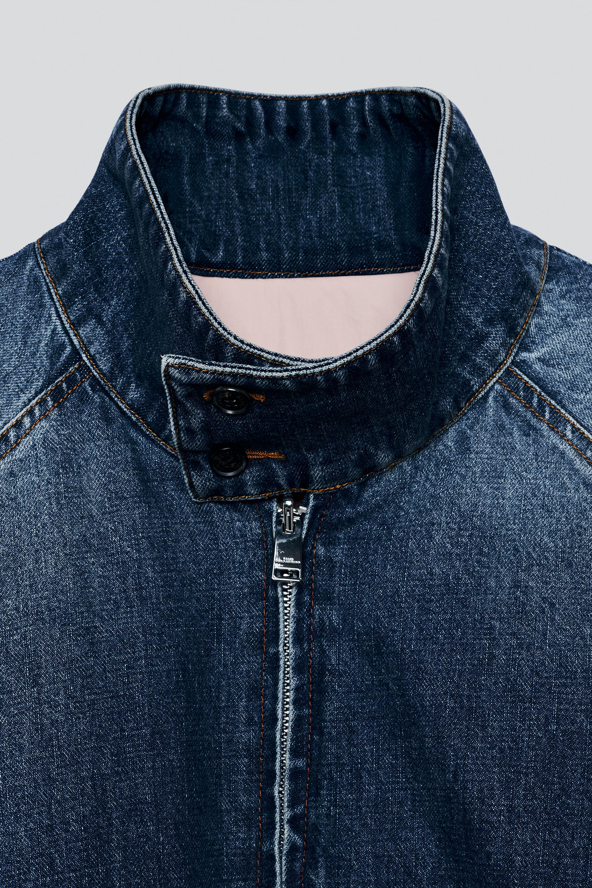 BLOUSON RÉVERSIBLE DENIM CONTRASTE