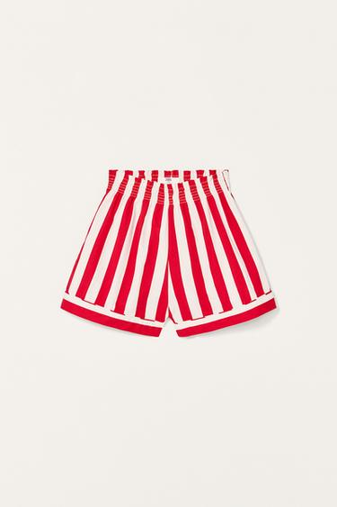 BERMUDA-SHORTS GESTREIFT LIMITED EDITION - Gestreift von Zara