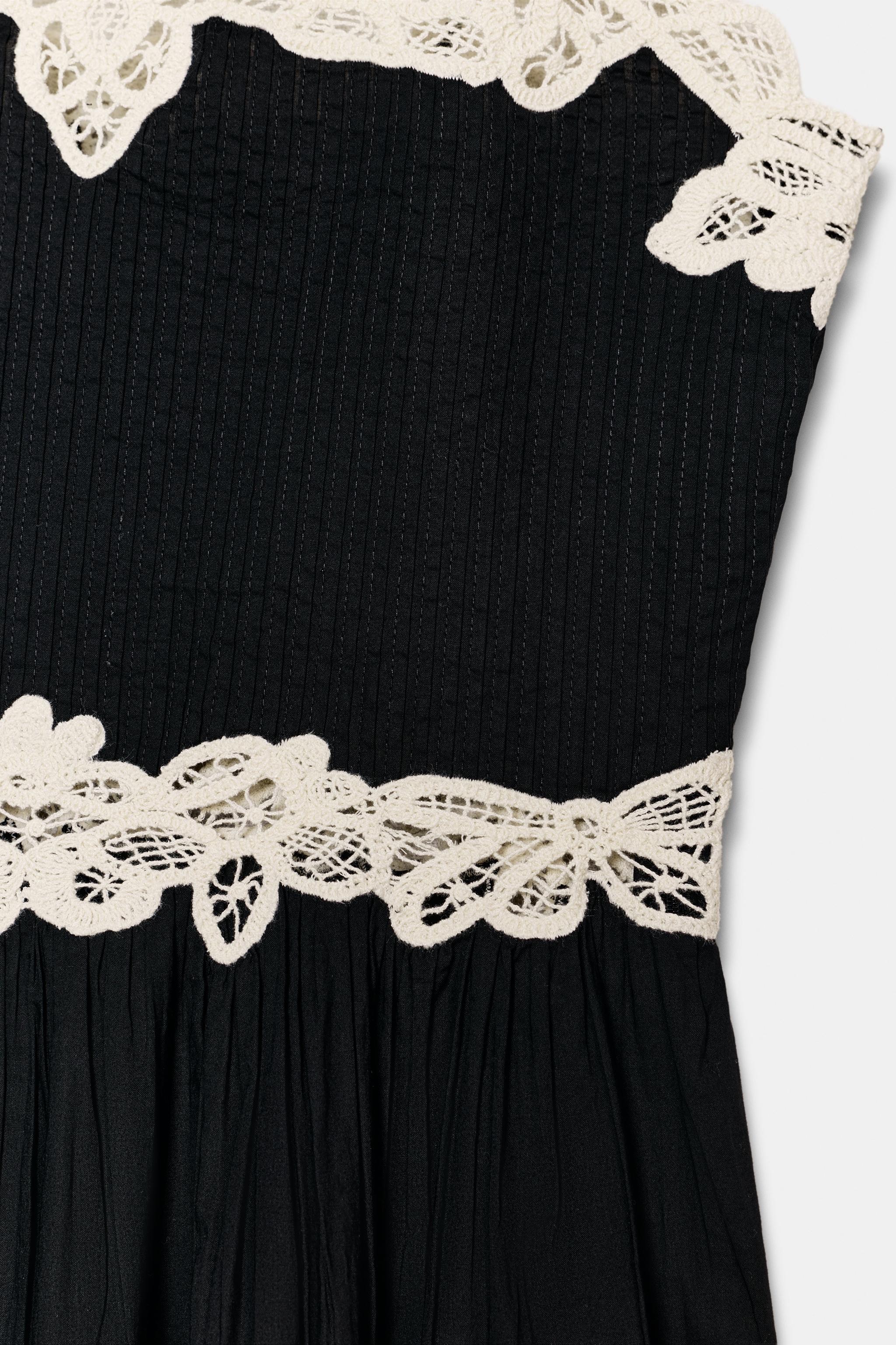 ZW COLLECTION CONTRAST LACE TOP