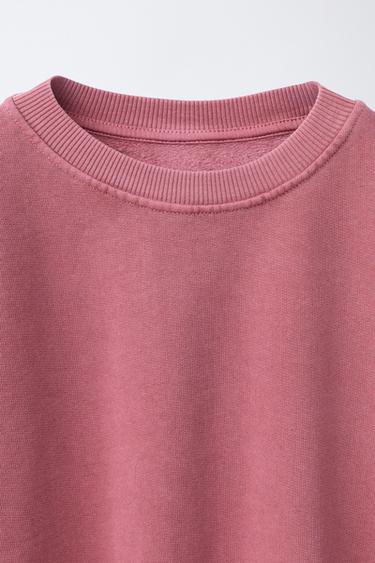 SWEAT BASIQUE - Rouge vif de Zara - Image 2