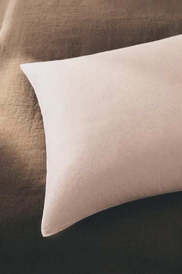 XXL LINEN CUSHION COVER - Pale pink by Zara - Image 5