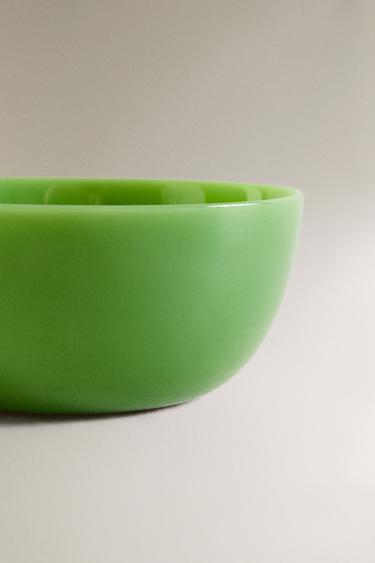 GLASS BOWL - Green by Zara - Image 3
