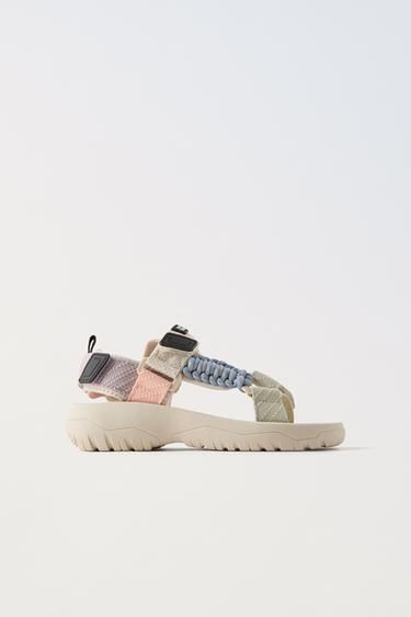 ROPE DETAIL TECHNICAL SANDALS - Multicoloured by Zara
