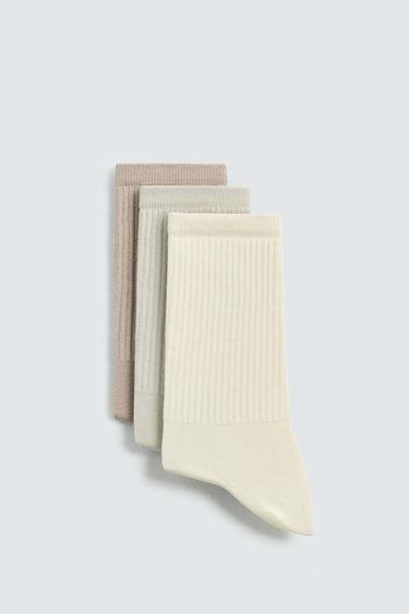 CALCETINES RIB PACK 3 - varios de Zara - Imagen 0