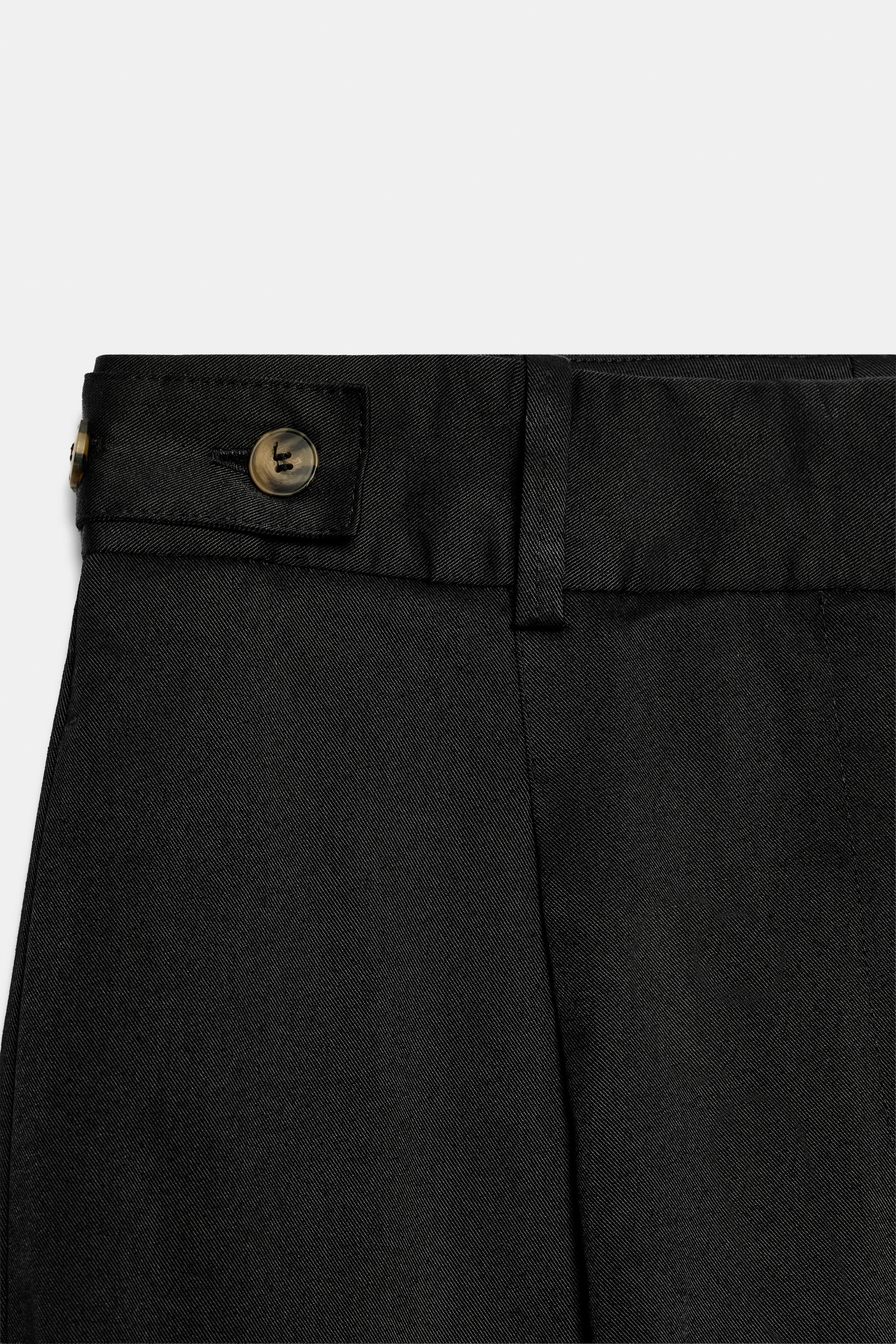 Женские брюки Zara WAIST TAB TROUSERS — фото 9