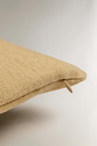 HOUSSE COUSSIN JACQUARD TEXTURÉ - Beige de Zara - Image 3