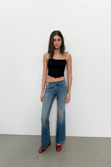 TRUMPA KORSETINĖ POPLINO PALAIDINUKĖ – Juoda – „Zara“