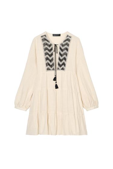 VESTIDO MINI BORDADOS PANELES