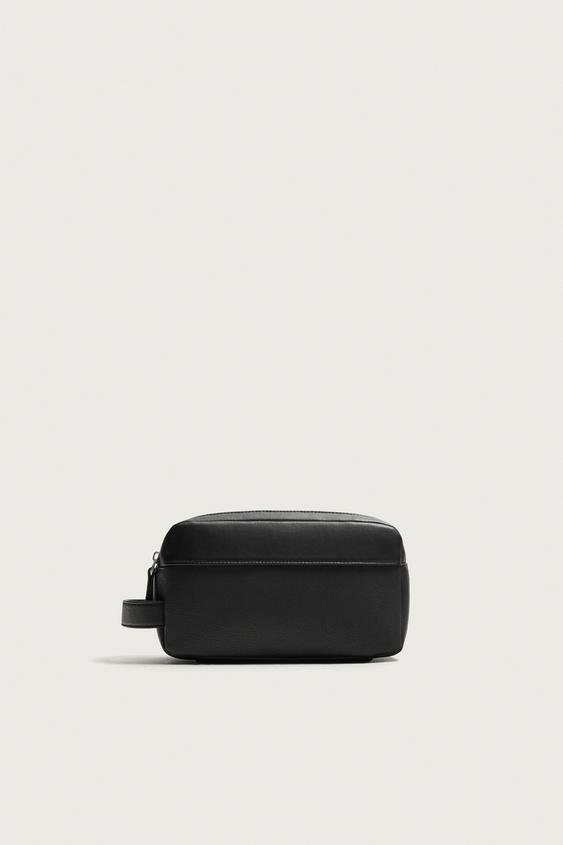 NÉCESSAIRE COM TEXTURA - Preto da Zara - Imagem 0