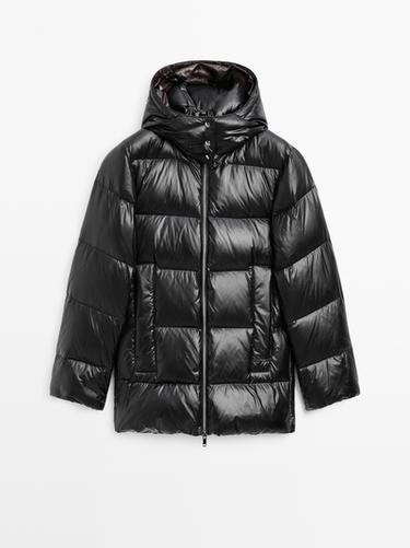 Chaqueta acolchada water repellent - Negro de Zara