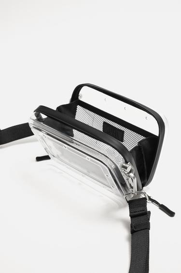 TRANSPARENT RIGID CROSSBODY BAG - Clear by Zara - Image 5