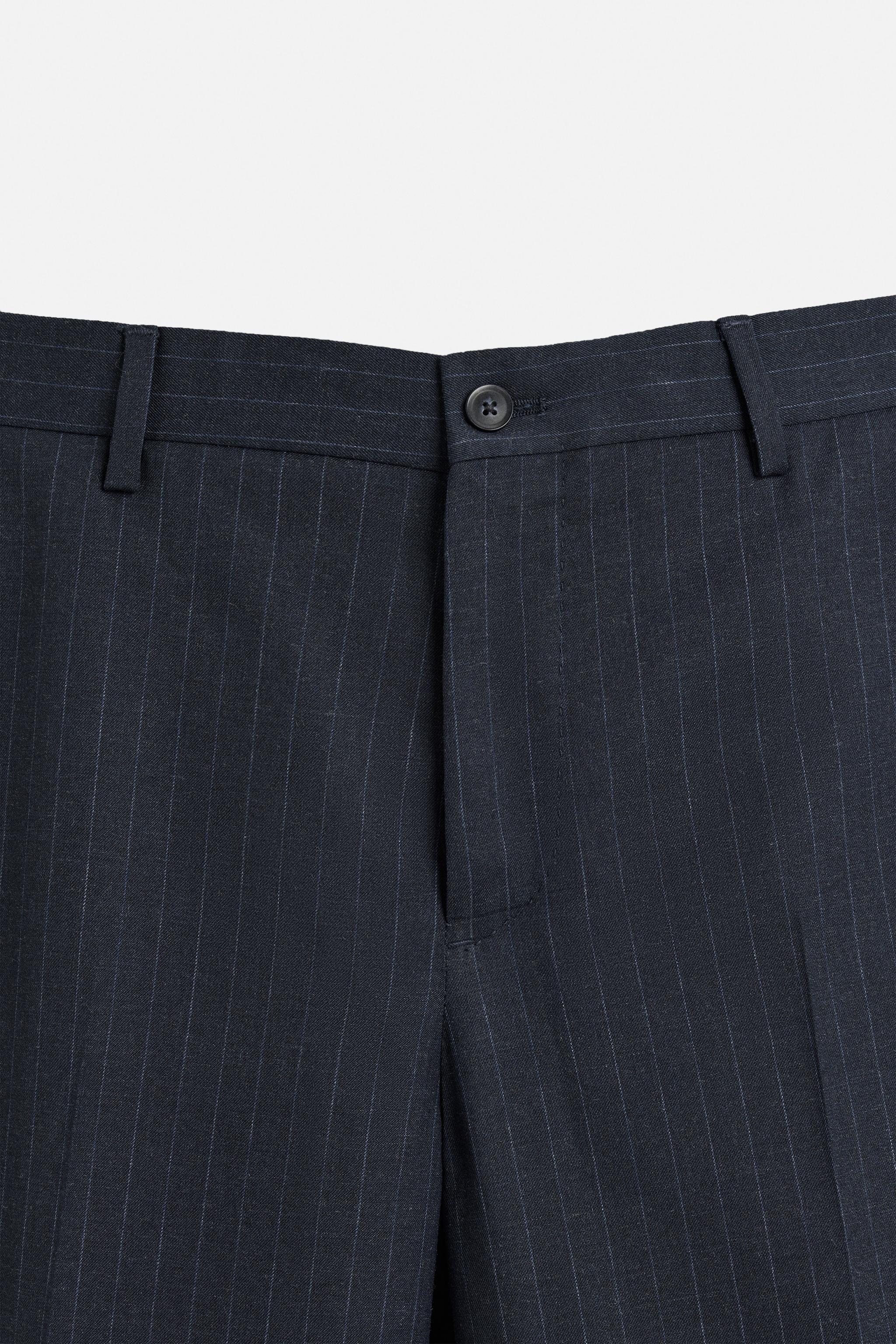 PANTALON DE COSTUME À RAYURES