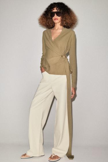 Z1975 HIGH-WAIST WIDE-LEG JEANS - White by Zara