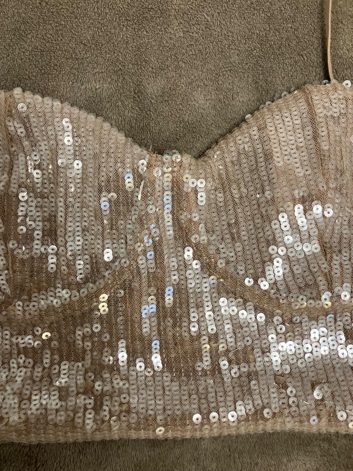 SEQUINNED BRALETTE TOP - Image 10