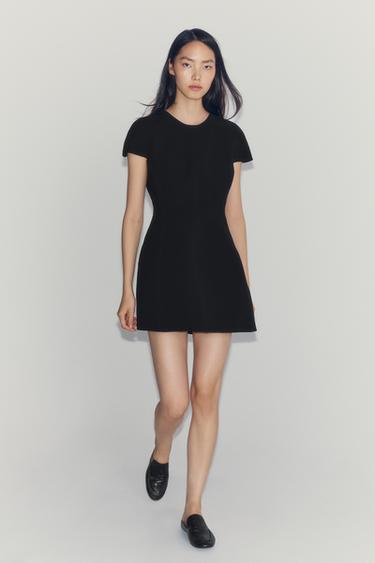 ROBE COURTE ZW COLLECTION - Noir de Zara