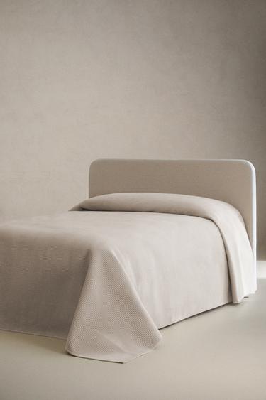 ÉDREDON VELOURS MINI-CARRÉS - Pierre de Zara - Image 1