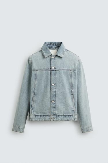 BASIC DENIM JACKET - Light blue by Zara